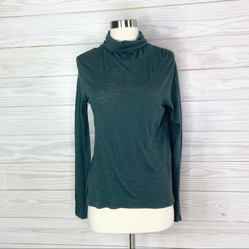 Madewell Size S Dark Green Womens Turtleneck
